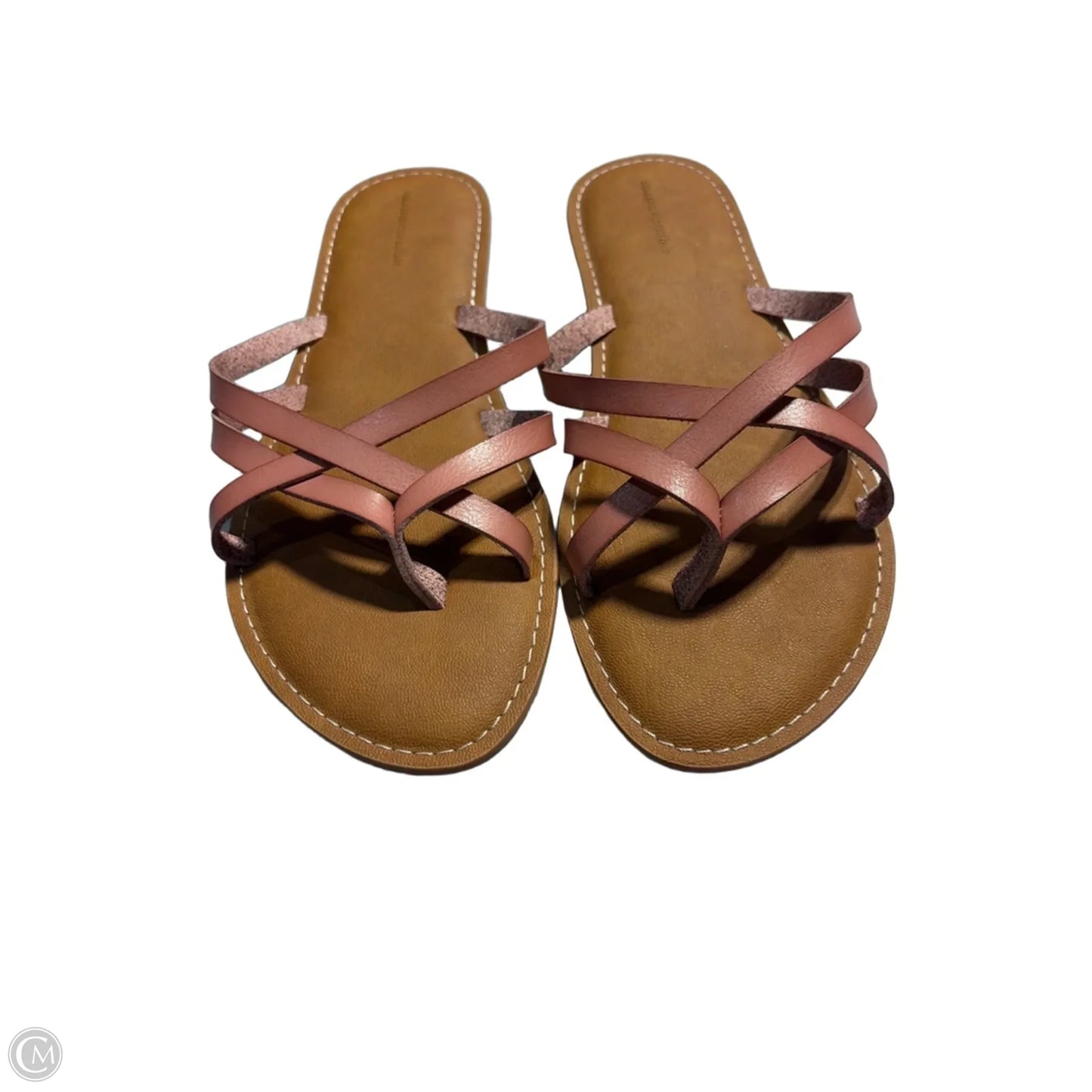 Sandals Flats By Amazon Essentials In Pink, Size: 12