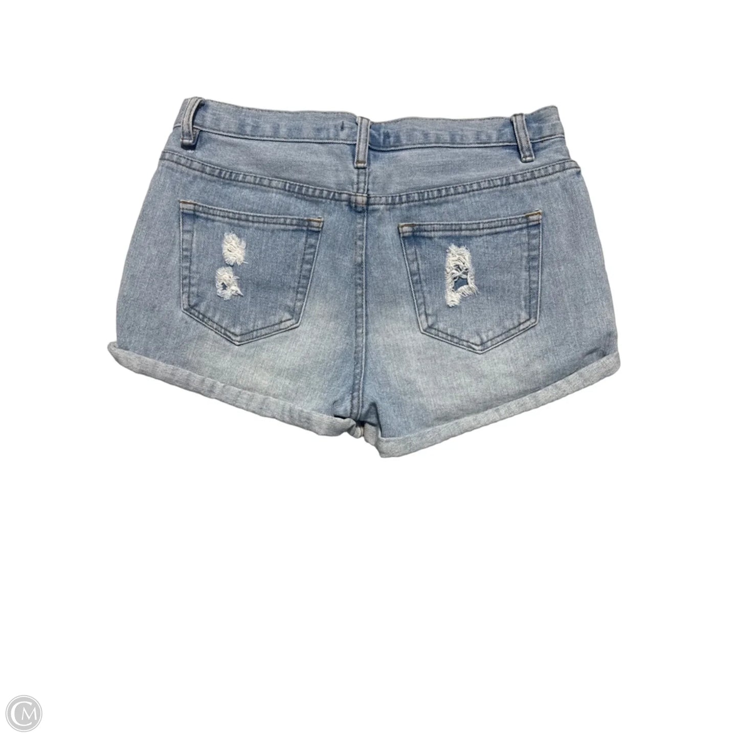 Shorts By Forever 21 In Blue Denim, Size: 8