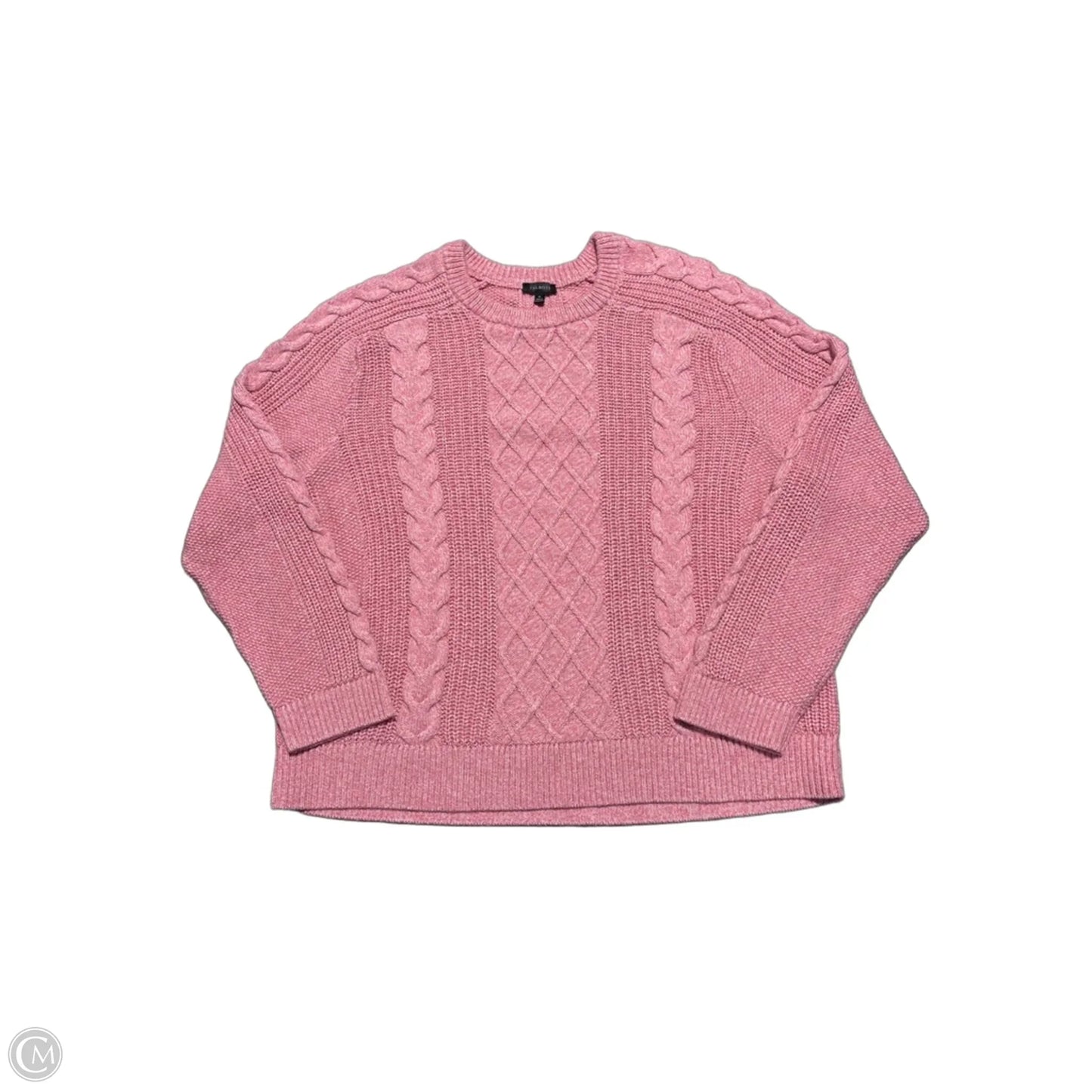 Sweater By Talbots In Pink, Size: Xl