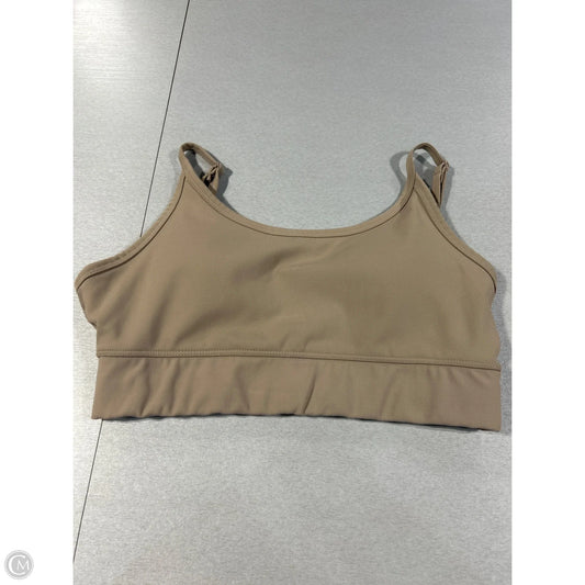 Athletic Bra By Zenana In Brown, Size: M