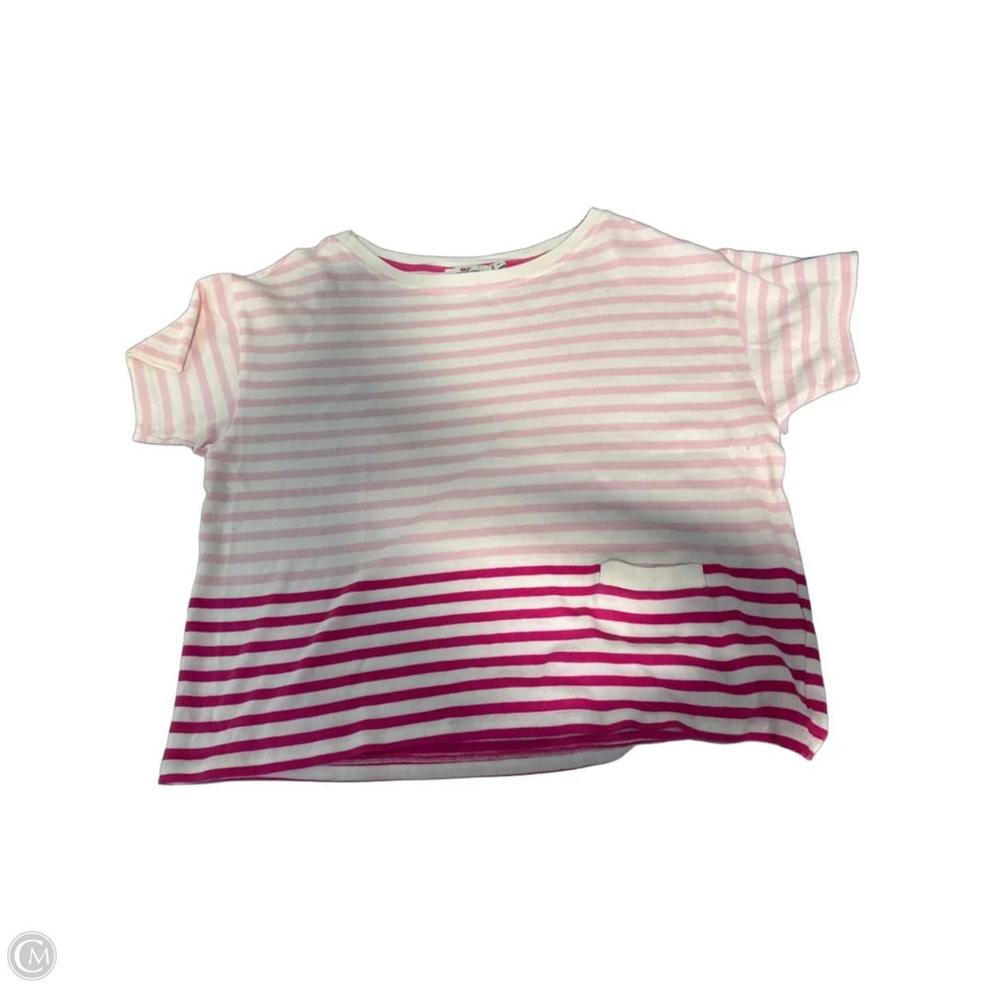 Top Short Sleeve By Vineyard Vines In Pink, Size: M