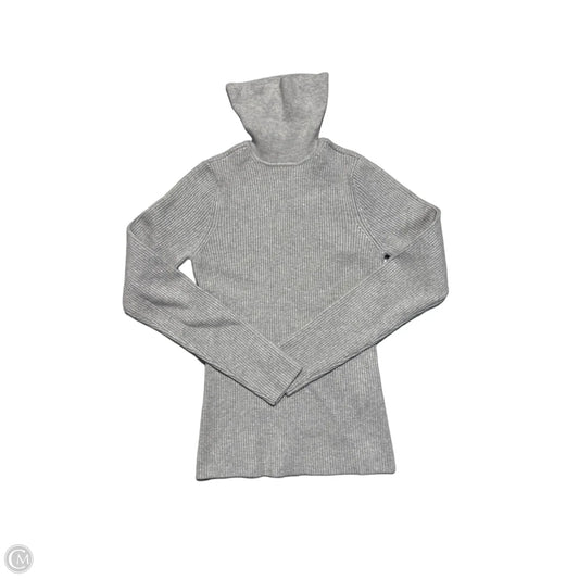 Top Long Sleeve By Abercrombie And Fitch In Grey, Size: M