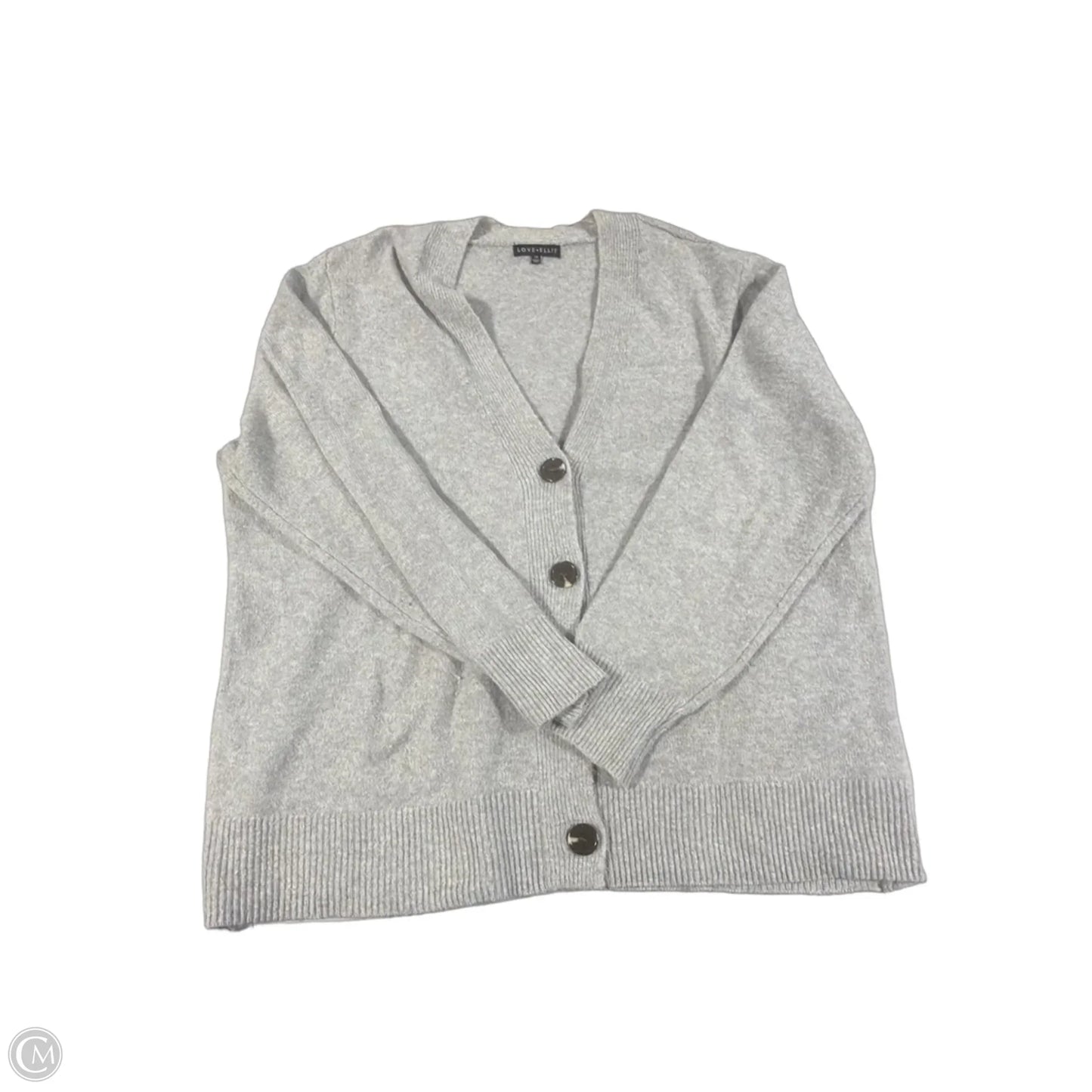 Cardigan By Love Ellie In Grey, Size: 2x