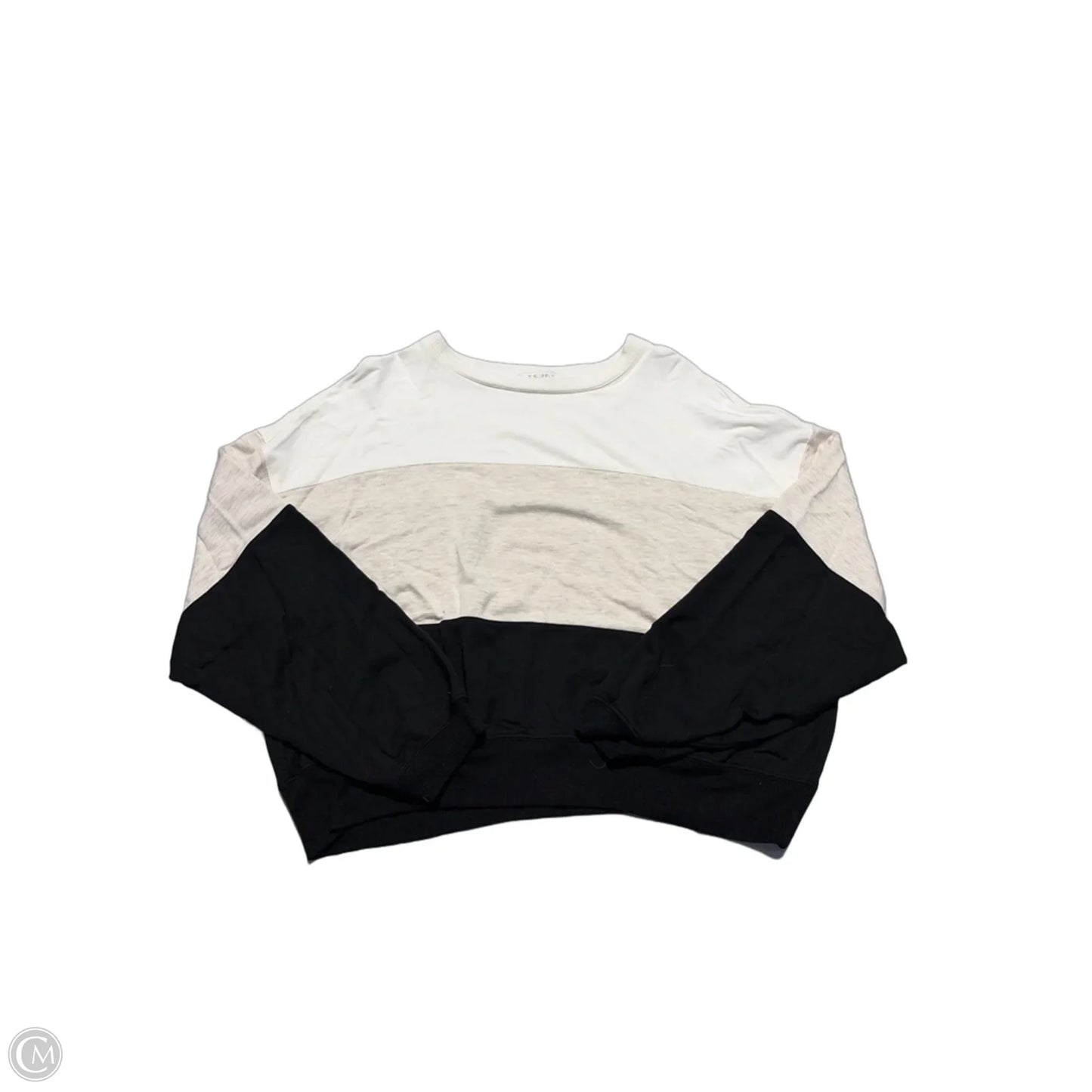 Top Long Sleeve By Z Supply In Black & Tan, Size: S