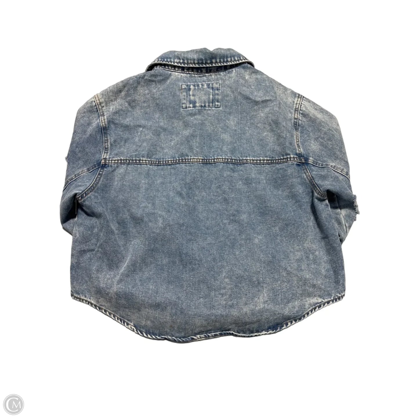 Jacket Denim By Stoosh In Blue Denim, Size: Xl