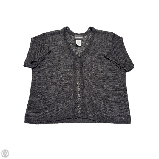 Top Short Sleeve By Sag Harbor In Black, Size: Xl