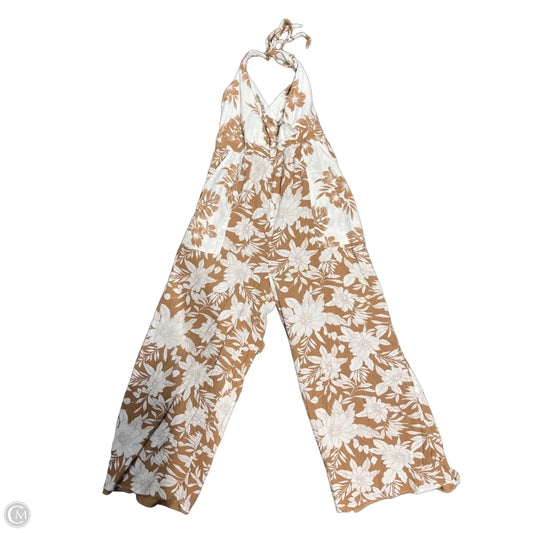 Jumpsuit By American Eagle In Brown & White, Size: M