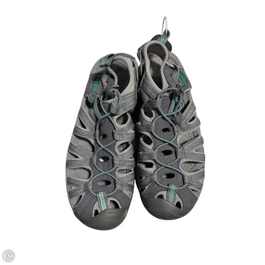 Sandals Flats By Keen In Grey, Size: 8.5