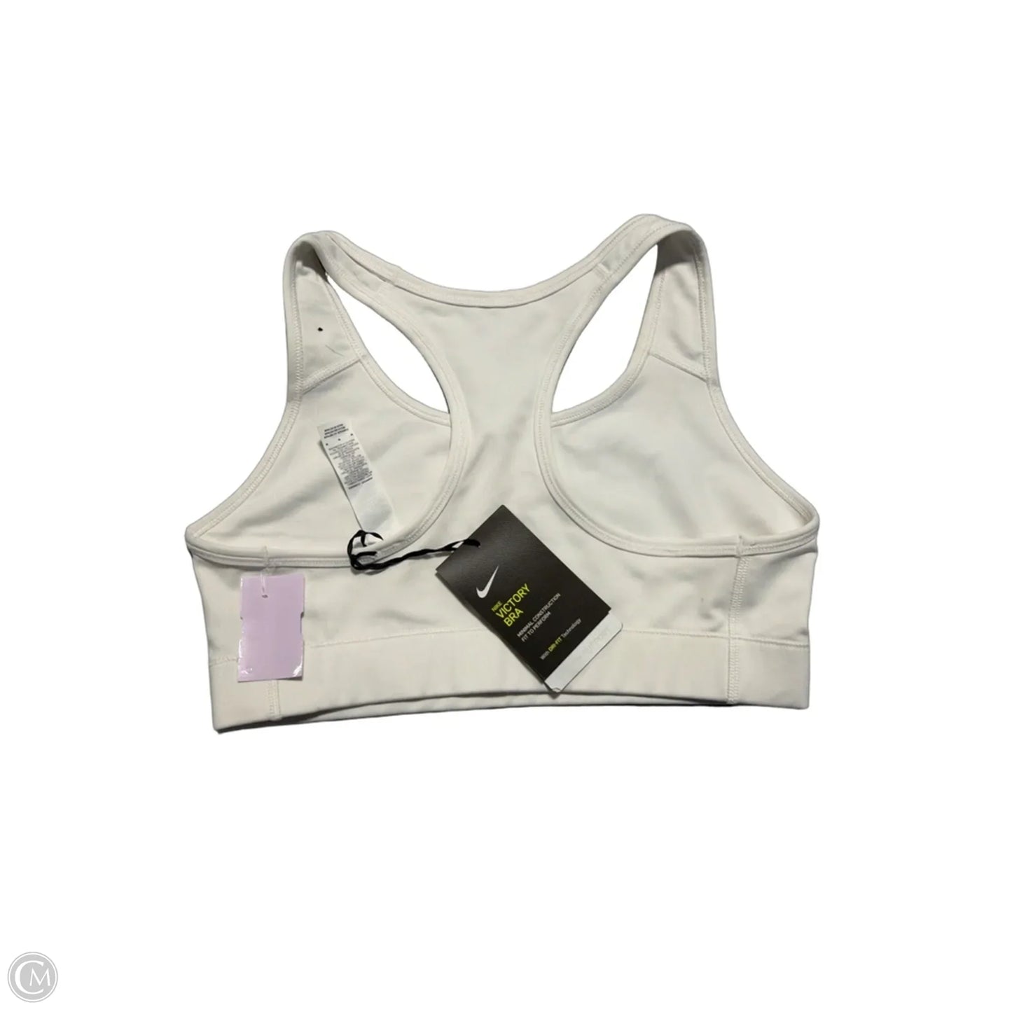 Athletic Bra By Nike In White, Size: M