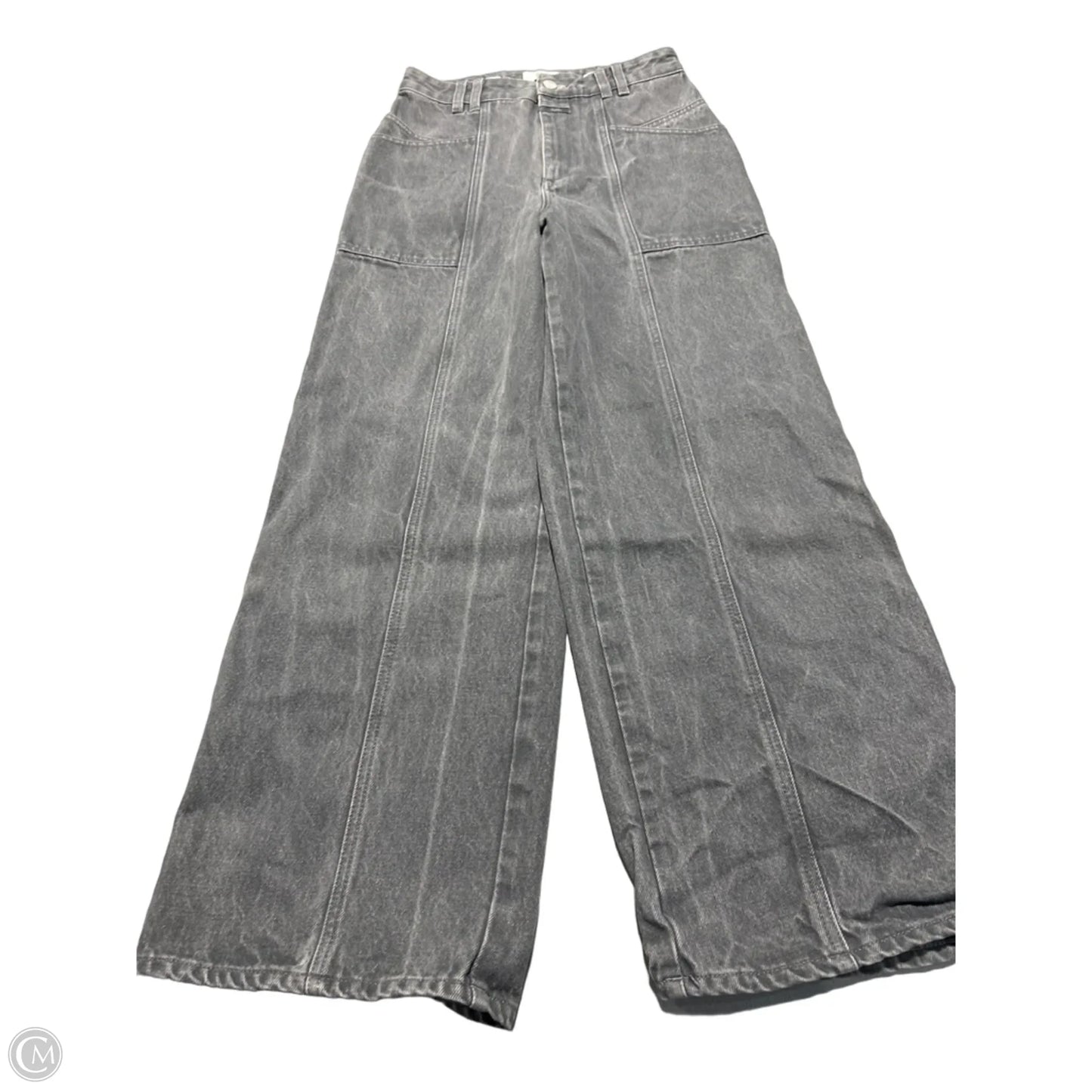 Jeans Wide Leg By Closed In Grey, Size: 4