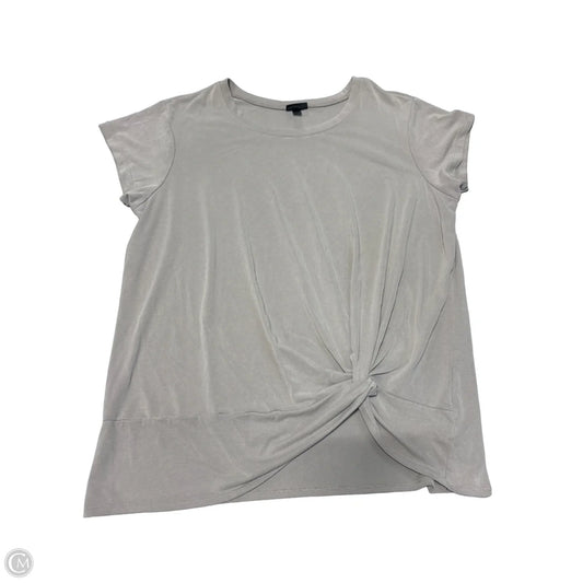 Top Short Sleeve By Torrid In Tan, Size: L