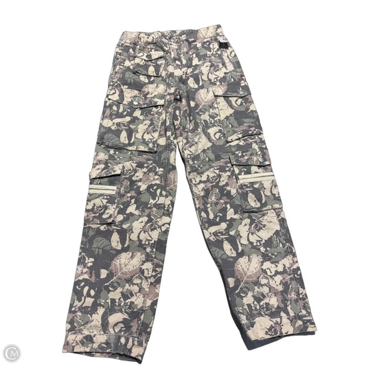 Jeans Boyfriend By Zara In Camouflage Print, Size: 12