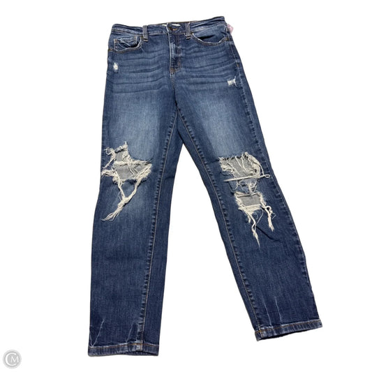 Jeans Straight By Eunina In Blue Denim, Size: 8