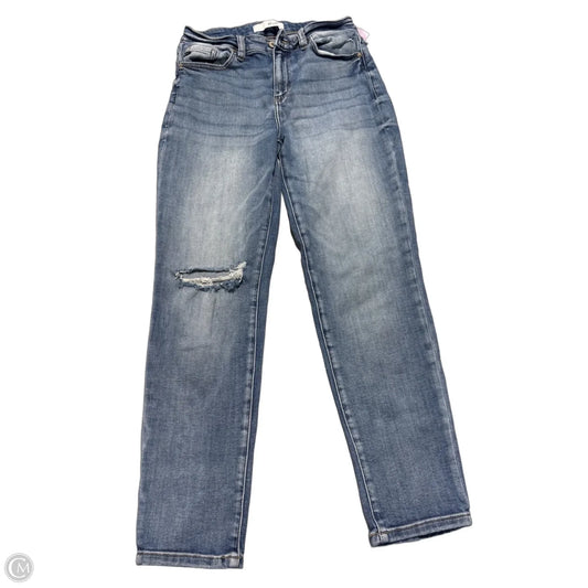 Jeans Straight By Kancan In Blue Denim, Size: 4