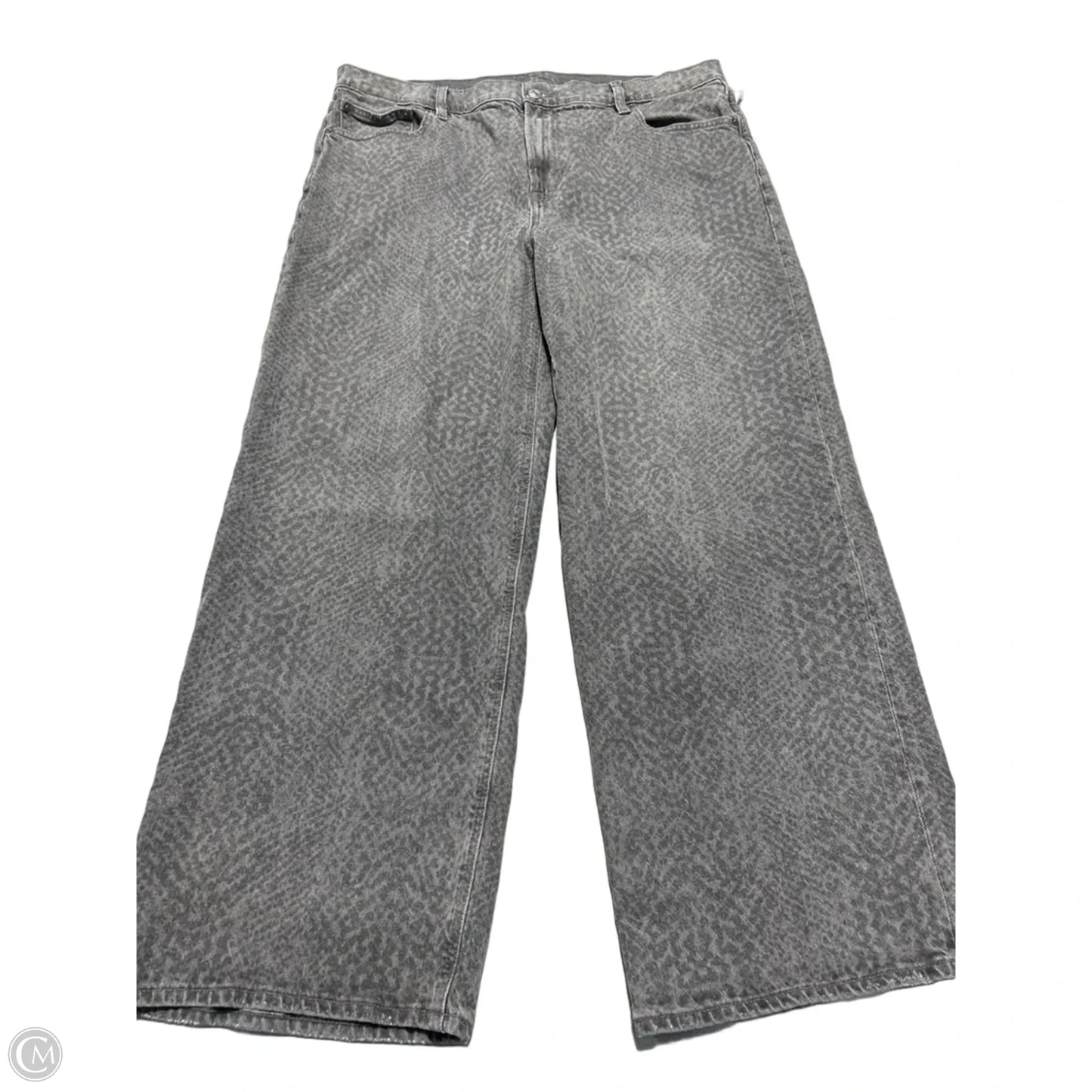 Jeans Boot Cut By American Eagle In Grey, Size: 16