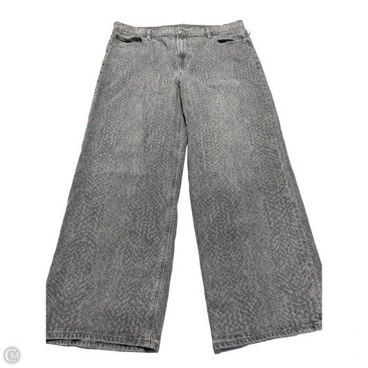 Jeans Boot Cut By American Eagle In Grey, Size: 16