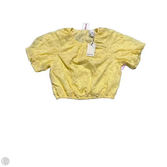 Top Short Sleeve By Industry In Yellow, Size: L