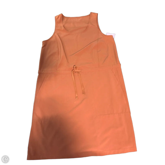 Dress Casual Midi By Patagonia In Orange, Size: M