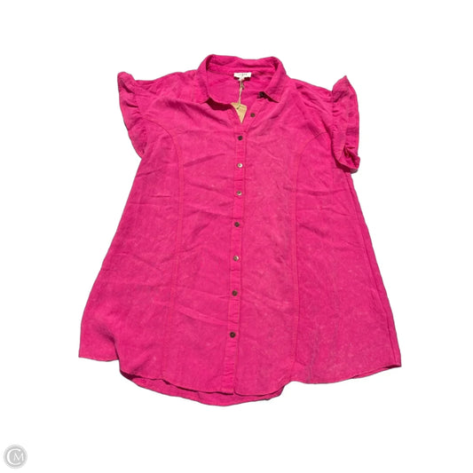Dress Casual Short By Umgee In Pink, Size: L