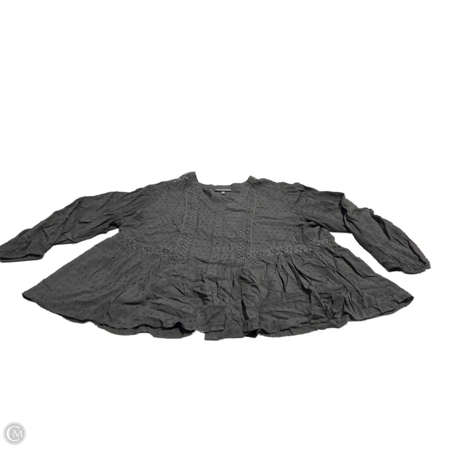 Top Long Sleeve By Lane Bryant In Black, Size: 20