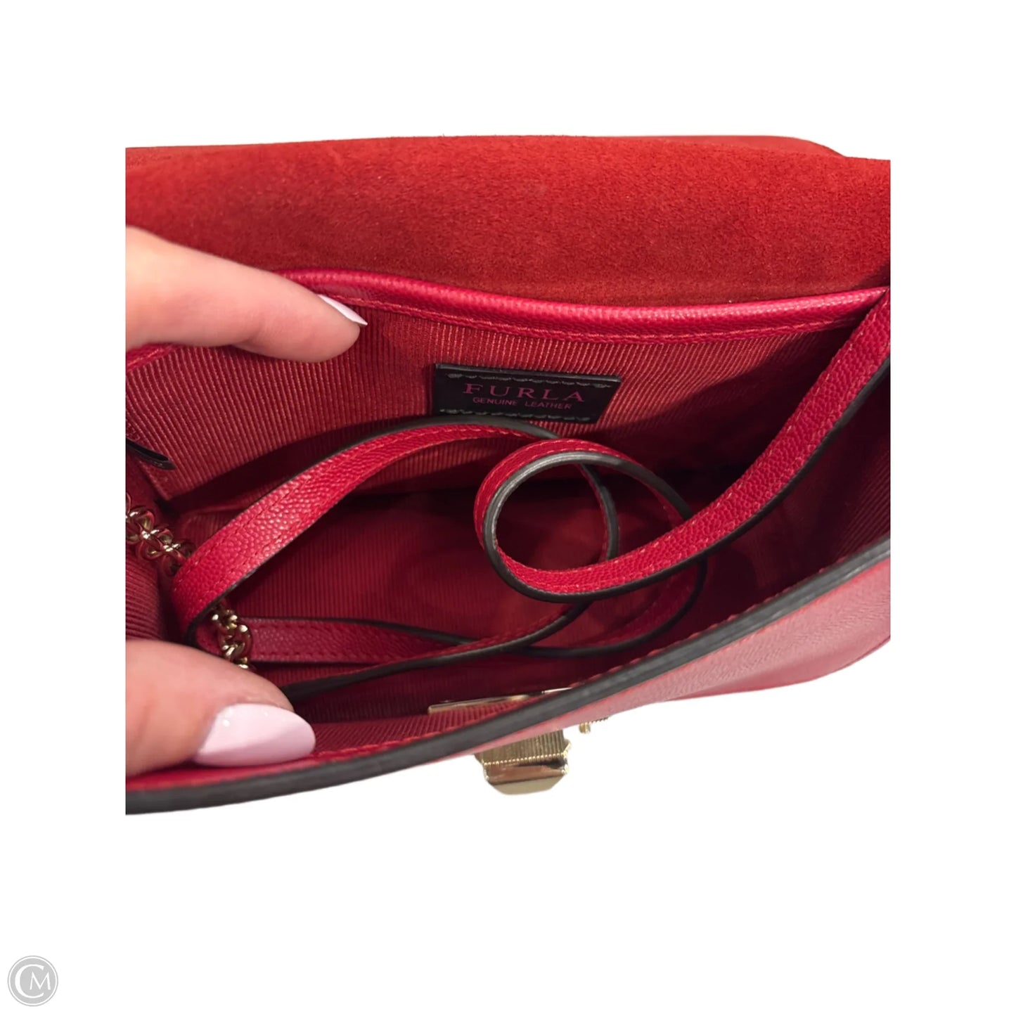 Handbag Luxury Designer By Furla, Size: Small