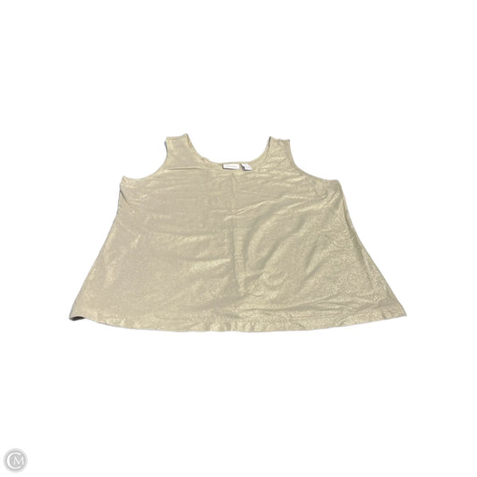 Tank Top By Chicos In Gold, Size: L