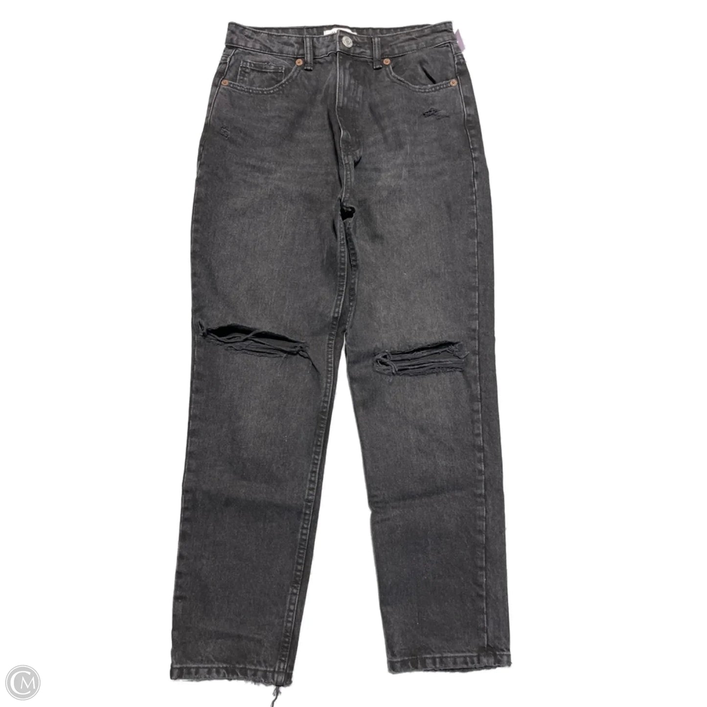 Jeans Straight By Zara In Black, Size: 6