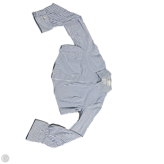 Top Long Sleeve By Zara In Striped Pattern, Size: L