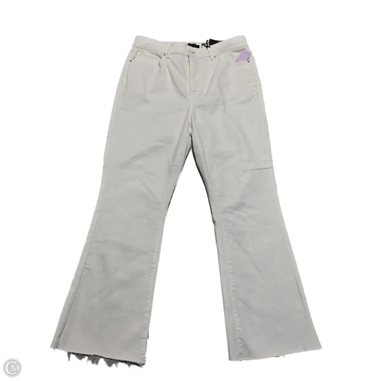 Jeans Boot Cut By Ann Taylor In White, Size: 12p