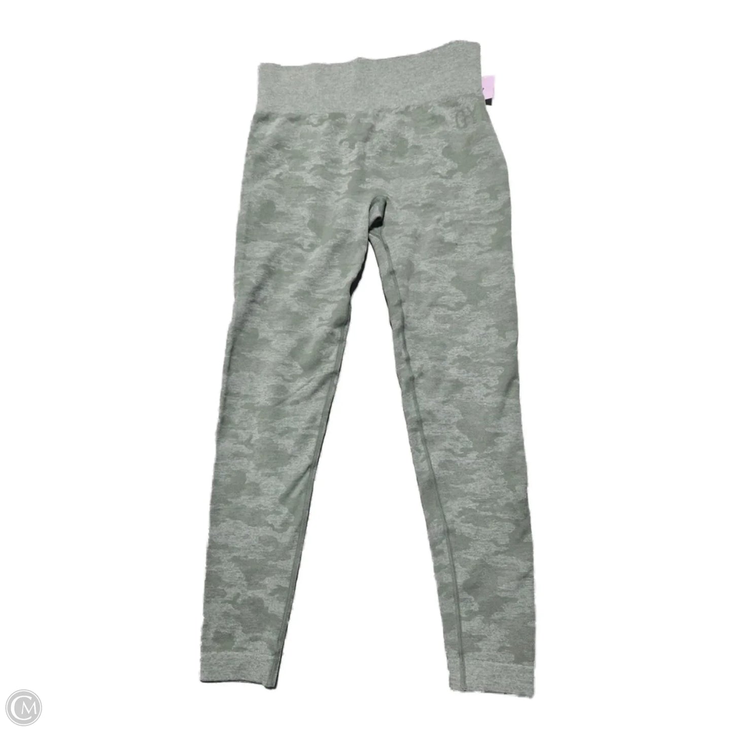 Athletic Leggings By Gym Shark In Green, Size: L