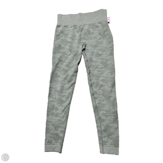 Athletic Leggings By Gym Shark In Green, Size: L