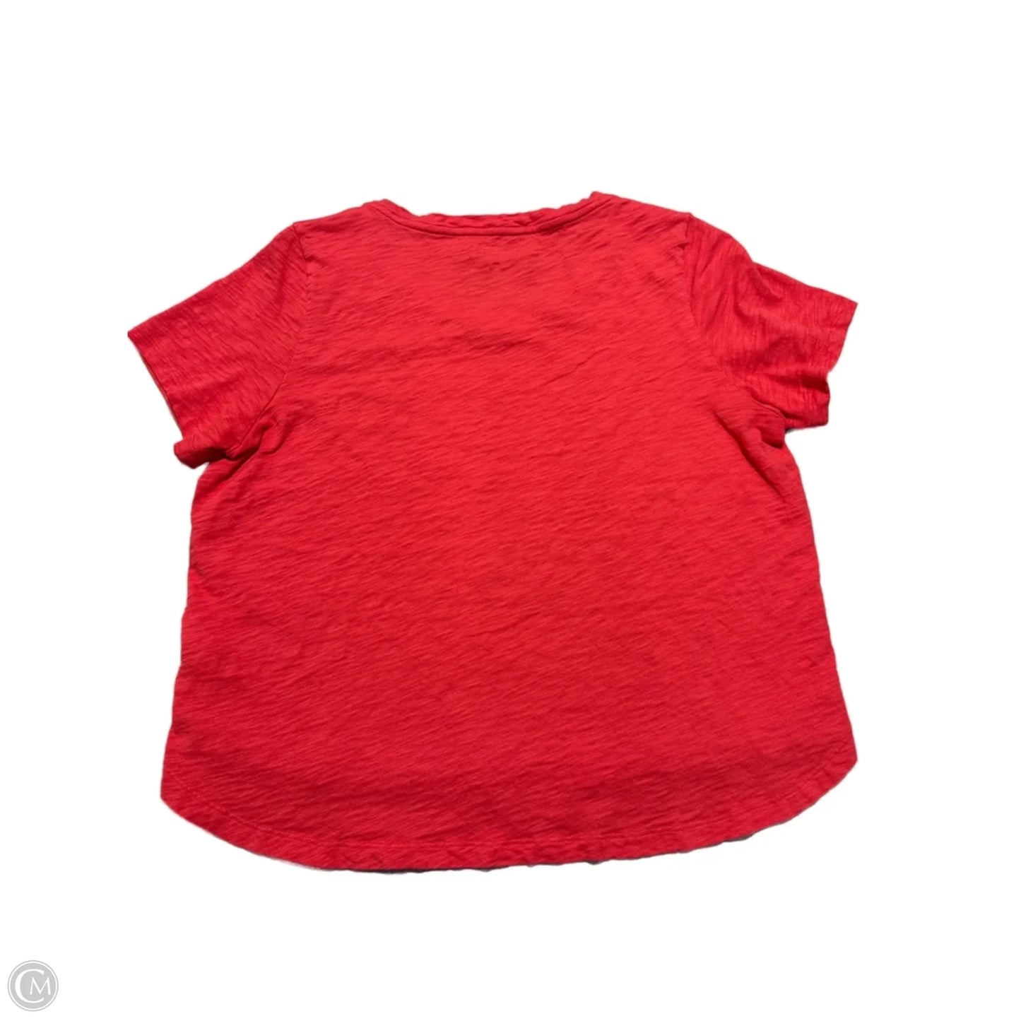 Top Short Sleeve By Habitat In Pink, Size: L