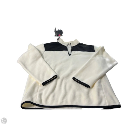 Jacket Fleece By Zyia In White, Size: Xxl