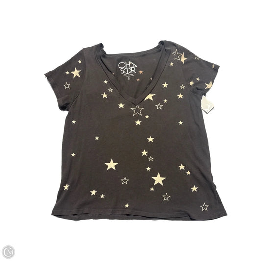 Top Short Sleeve By Chaser In Grey, Size: S