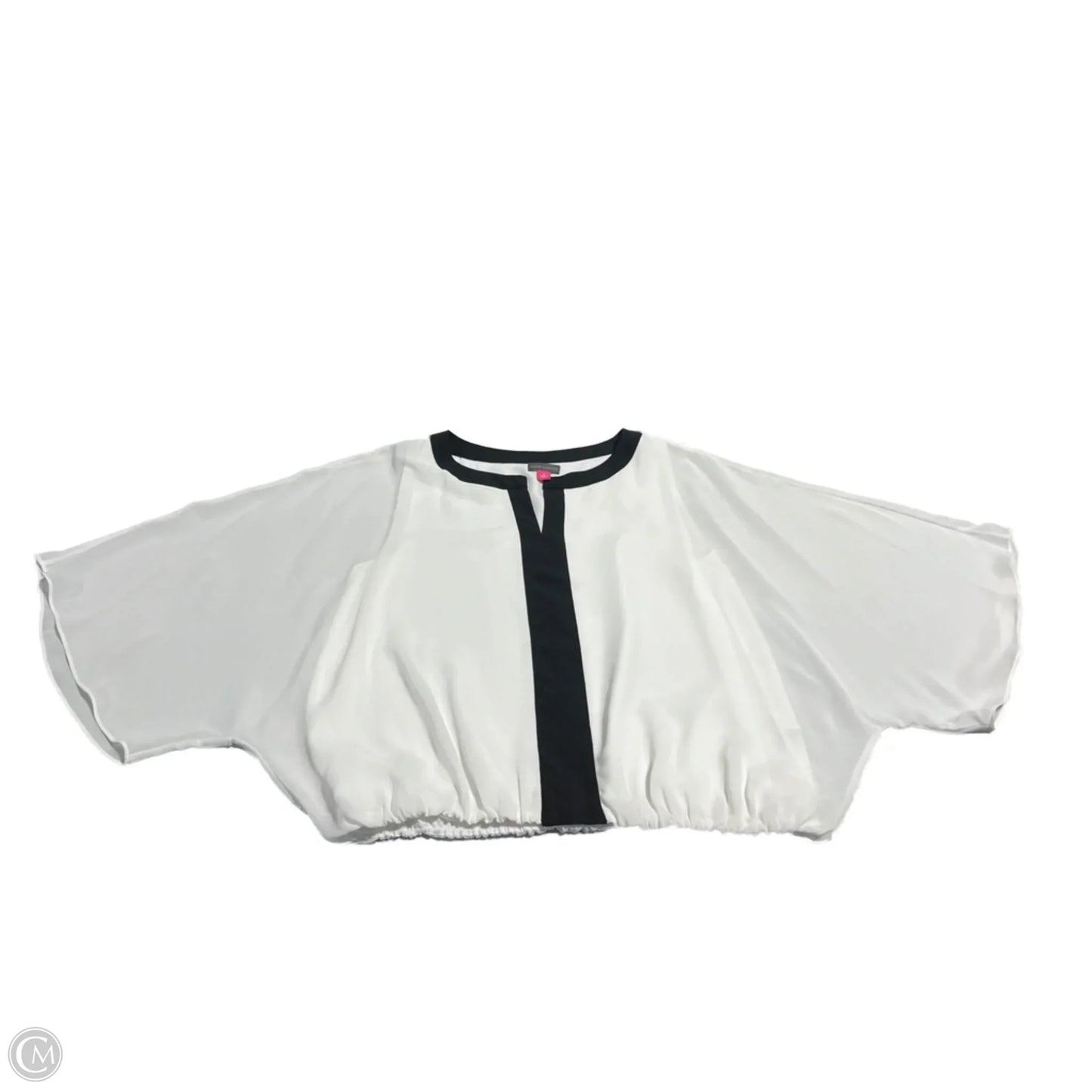 Top Long Sleeve By Vince Camuto In White, Size: S
