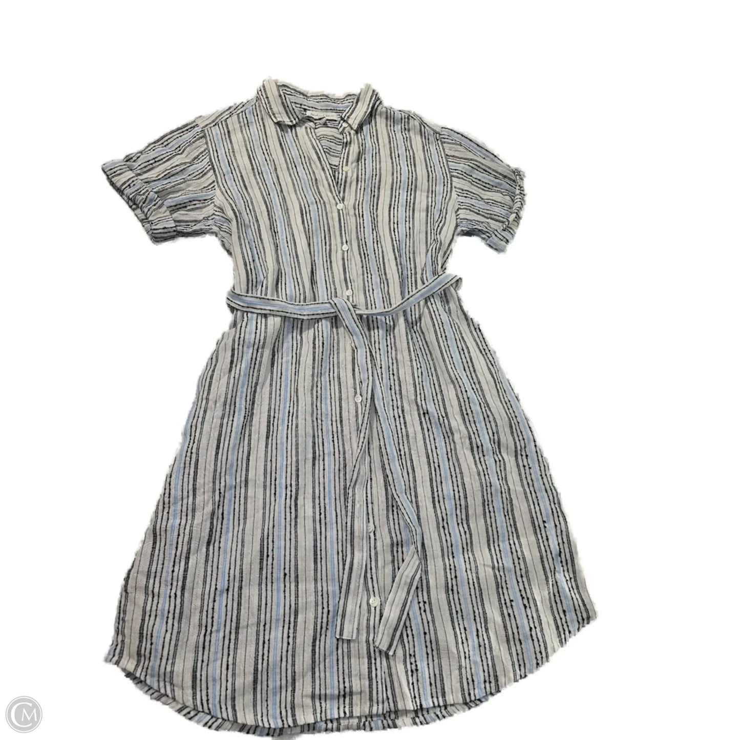 Dress Casual Midi By Michael Stars In Striped Pattern, Size: M