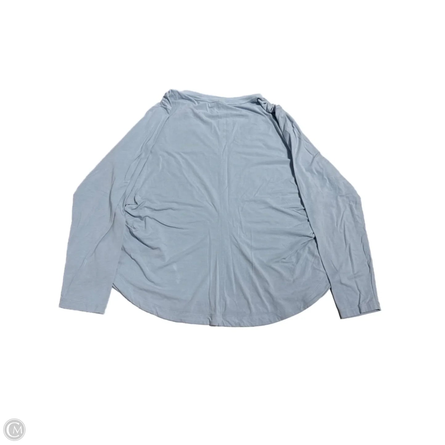 Athletic Top Long Sleeve Collar By Athleta In Blue, Size: 1x