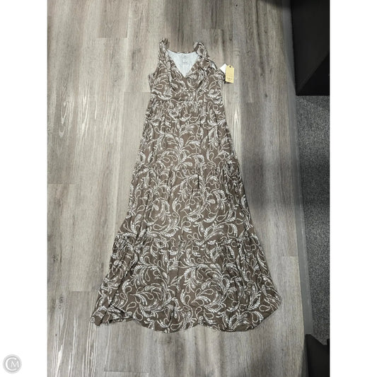 Dress Casual Maxi By St Johns Bay In Brown, Size: M
