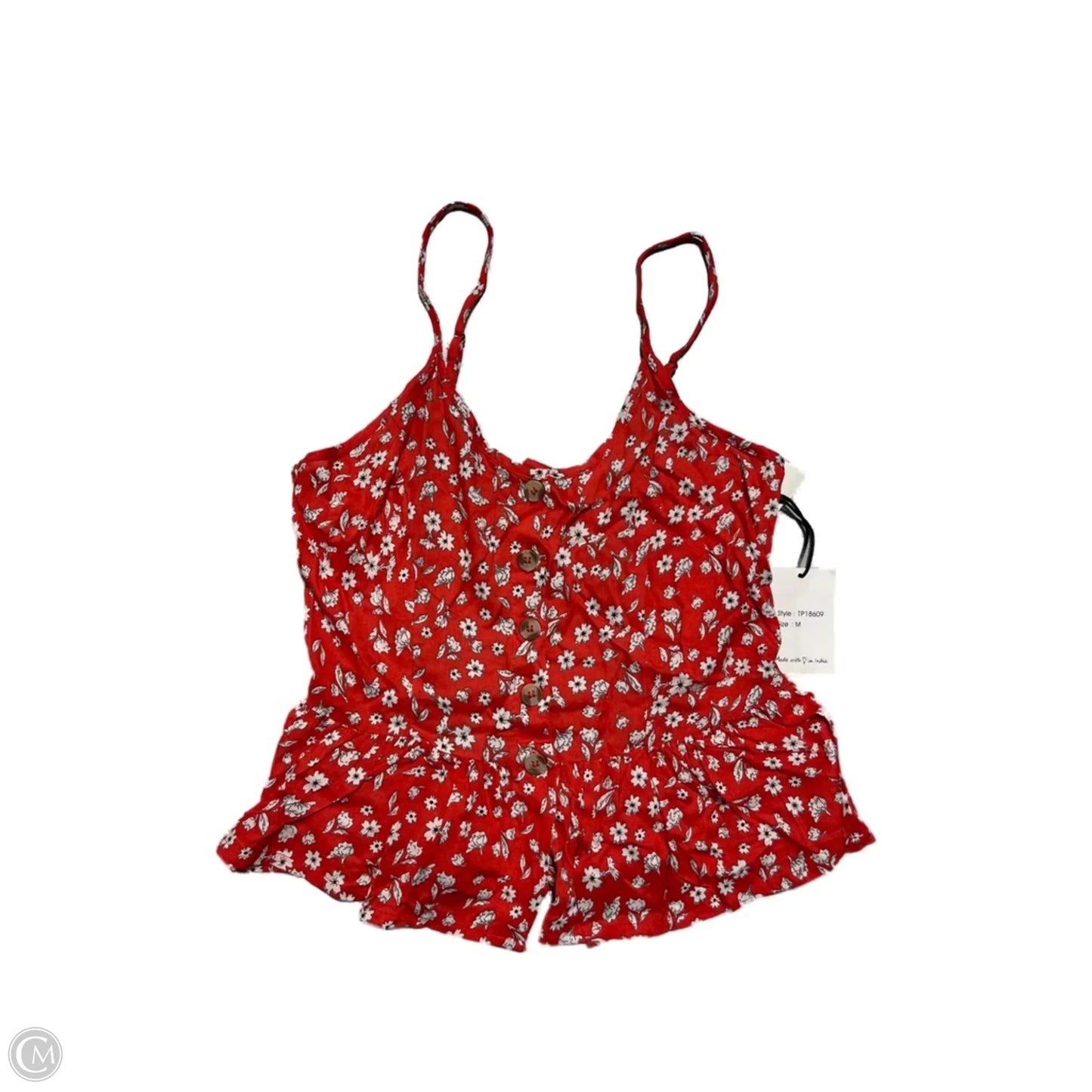 Tank Top By Japna In Floral Print, Size: M