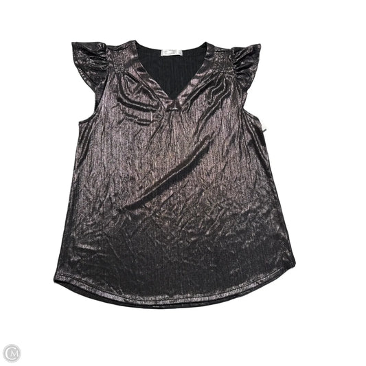 Blouse Sleeveless By 89th And Madison In Black, Size: S