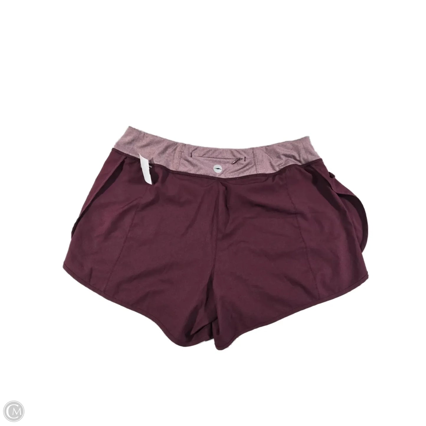 Athletic Shorts By Avia In Maroon, Size: L