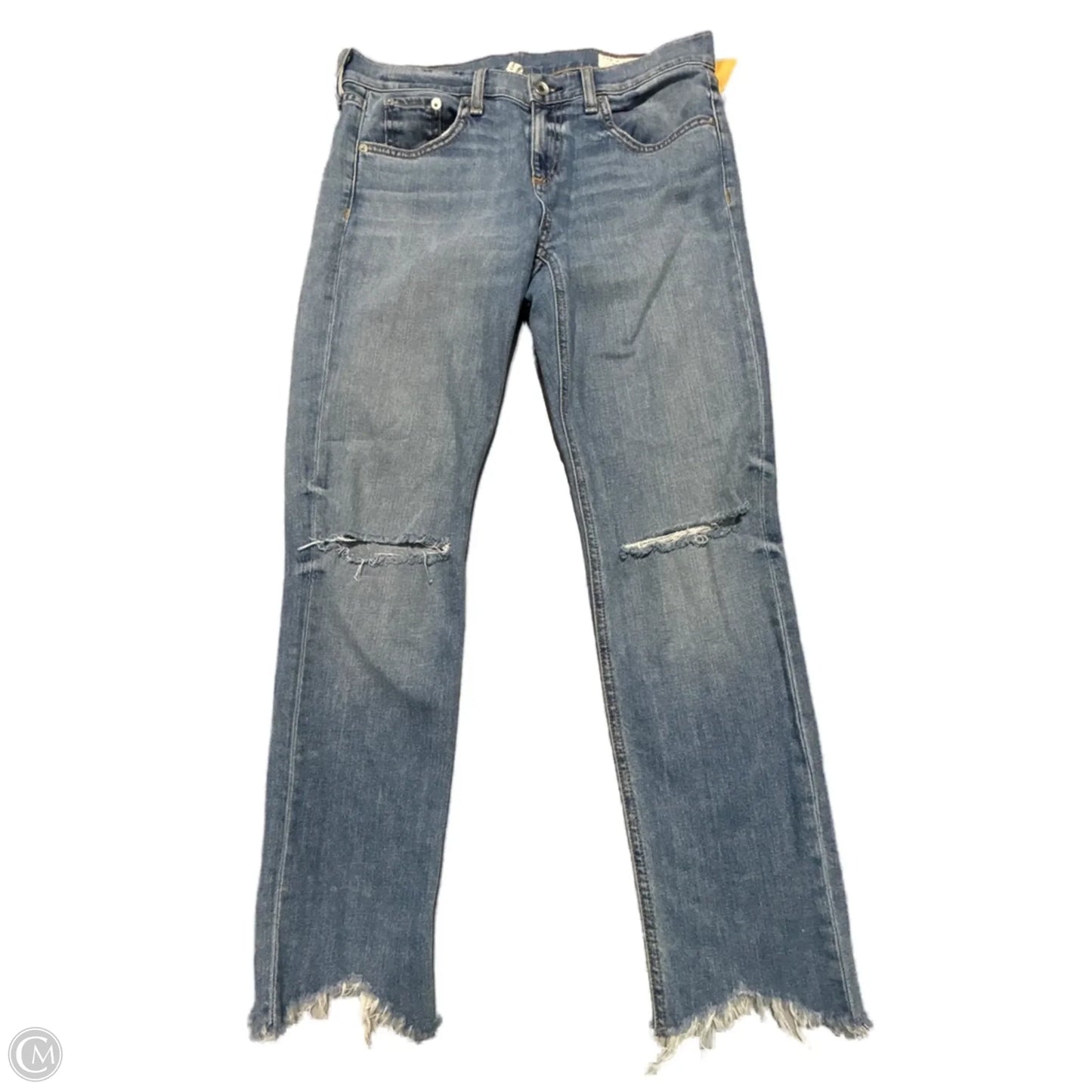 Capris By Rag & Bones Jeans In Blue Denim, Size: 2