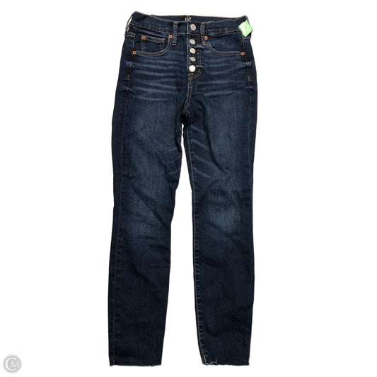 Jeans Skinny By Gap In Blue Denim, Size: 2