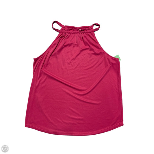 Top Sleeveless By Green Envelope In Pink, Size: M