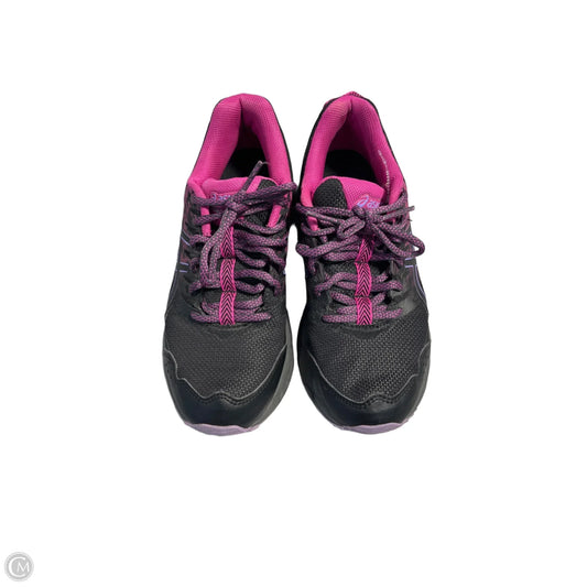 Shoes Athletic By Asics In Black & Pink, Size: 6