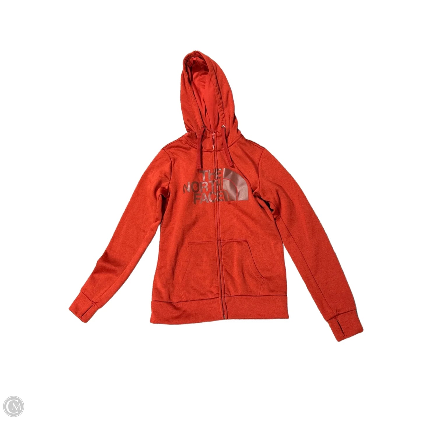 Athletic Jacket By The North Face In Orange, Size: S