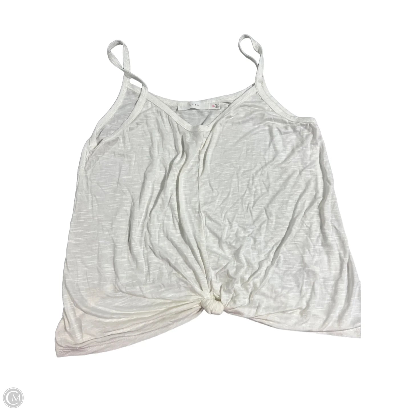 Tank Top By Lush In White, Size: M