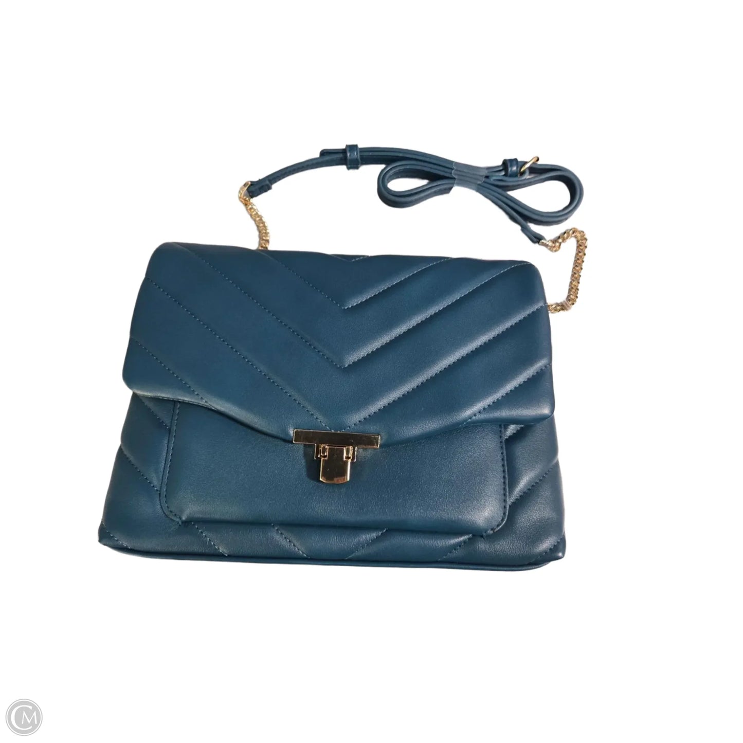 Crossbody Leather By A New Day, Size: Medium