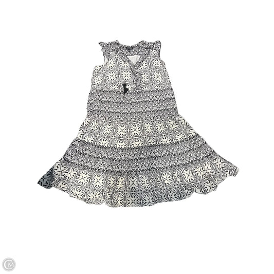 Dress Casual Midi By Tribal In Black & White, Size: Xl
