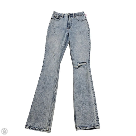 Jeans Skinny By Abercrombie And Fitch In Blue Denim, Size: 0
